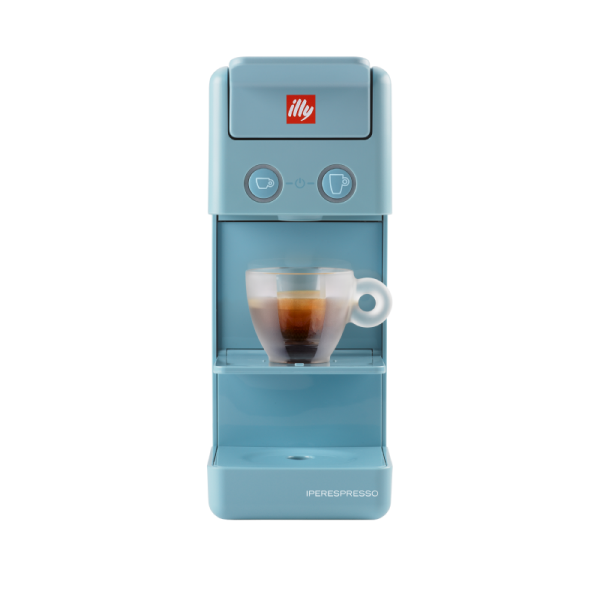 illy Malaysia Y3.3 Amalfi Blue iperespresso Italian coffee machine front